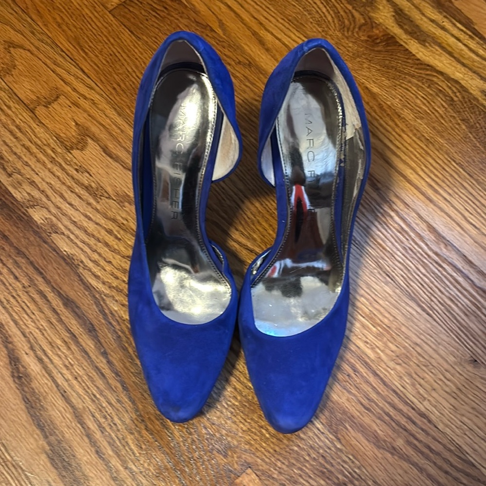 Arc fisher heels cobalt blue size 7